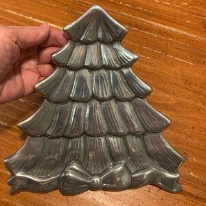 🎄Mexican Pewter🎄 Christmas Tree Platter